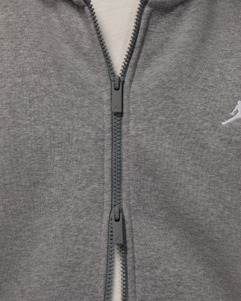 Толстовка Nike JORDAN BROOKLYN FLEECE FULL-ZIP HOODIE серая FV7289-091