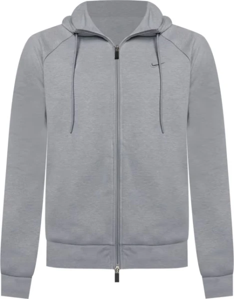 Толстовка Nike PRIMARY FLEECE DRI-FIT UV FULL-ZIP PERFORMANCE HOODIE серая FZ0967-065