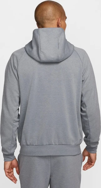 Толстовка Nike PRIMARY FLEECE DRI-FIT UV FULL-ZIP PERFORMANCE HOODIE серая FZ0967-065