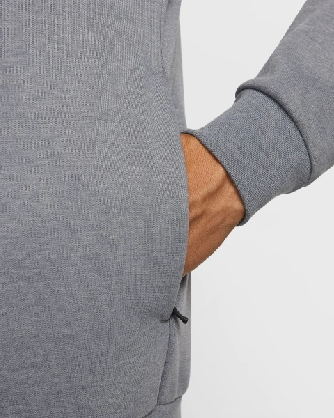 Толстовка Nike PRIMARY FLEECE DRI-FIT UV FULL-ZIP PERFORMANCE HOODIE серая FZ0967-065