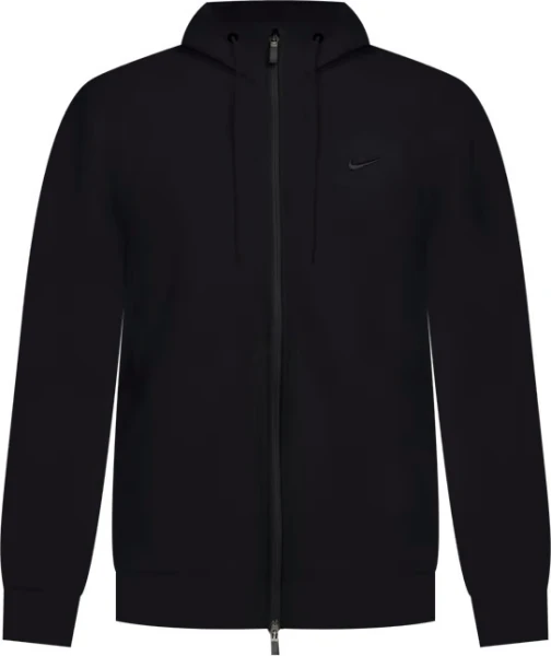 Толстовка Nike PRIMARY FLEECE DRI-FIT UV FULL-ZIP PERFORMANCE HOODIE черная FZ0967-010