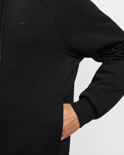 Толстовка Nike PRIMARY FLEECE DRI-FIT UV FULL-ZIP PERFORMANCE HOODIE черная FZ0967-010