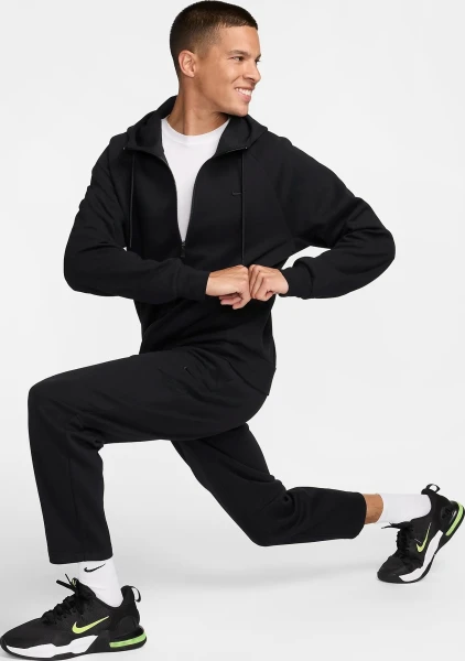 Толстовка Nike PRIMARY FLEECE DRI-FIT UV FULL-ZIP PERFORMANCE HOODIE черная FZ0967-010