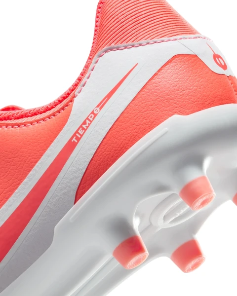 Бутси дитячі Nike JR TIEMPO LEGEND 10 ACADEMY FG/MG коралові DV4348-800
