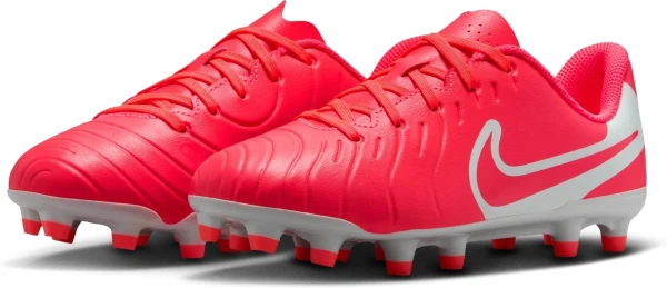 Бутсы детские Nike JR TIEMPO LEGEND 10 CLUB FG/MG коралловые DV4352-800