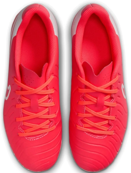 Бутсы детские Nike JR TIEMPO LEGEND 10 CLUB FG/MG коралловые DV4352-800