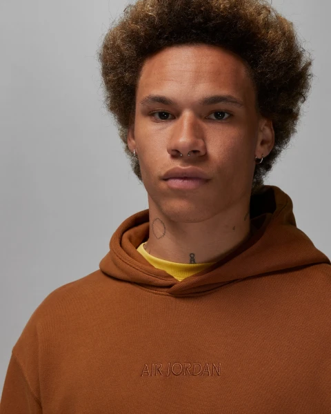 Худі Nike AIR JORDAN WORDMARK коричневе FJ1966-281 Худі Nike AIR JORDAN WORDMARK коричневе FJ1966-281