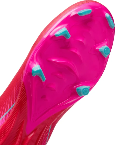 Бутсы Nike MERCURIAL ZOOM SUPERFLY 10 ACADEMY FG/MG красно-розово-бирюзовые FQ1456-800