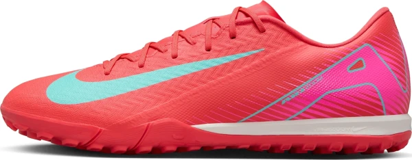 Сороконожки (шиповки) Nike MERCURIAL ZOOM VAPOR 16 ACADEMY TF красно-розово-бирюзовые FQ8449-800
