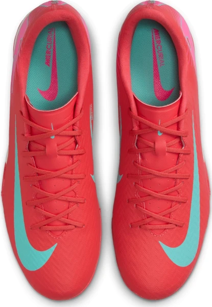Сороконожки (шиповки) Nike MERCURIAL ZOOM VAPOR 16 ACADEMY TF красно-розово-бирюзовые FQ8449-800