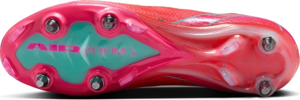 Бутси Nike MERCURIAL ZOOM VAPOR 16 ELITE SG-PRO червоно-рожево-бірюзові FQ8688-800