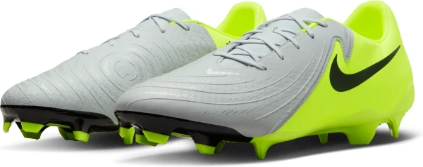 Бутсы Nike PHANTOM GX II ACADEMY FG/MG серебряно-лаймовые FD6723-003