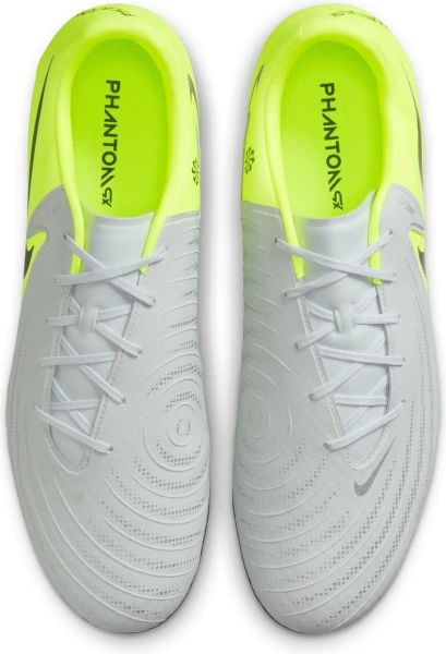 Бутсы Nike PHANTOM GX II ACADEMY FG/MG серебряно-лаймовые FD6723-003