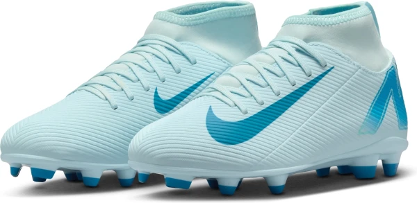 Бутсы детские Nike JR MERCURIAL SUPERFLY 10 CLUB FG/MG голубые FQ8318-400