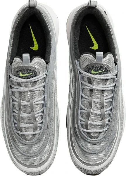 Кросівки Nike AIR MAX 97 KISS MY AIRS сіро-лаймово-червоні FD9754-001