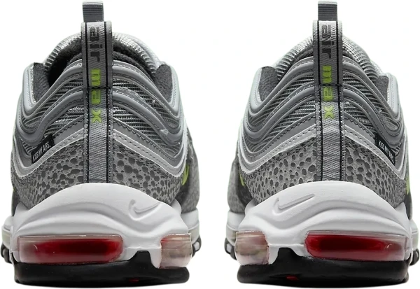 Кросівки Nike AIR MAX 97 KISS MY AIRS сіро-лаймово-червоні FD9754-001