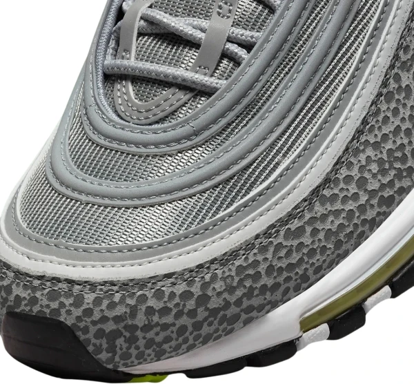 Кросівки Nike AIR MAX 97 KISS MY AIRS сіро-лаймово-червоні FD9754-001
