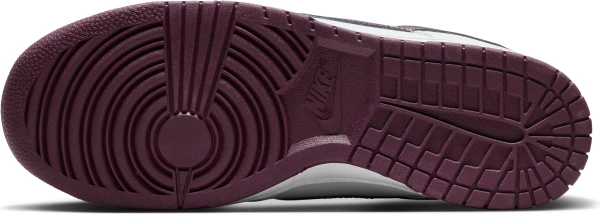 Кроссовки Nike DUNK LOW RETRO бело-темно-бордовые DV0831-102