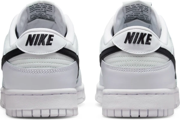 Кросівки Nike DUNK LOW RETRO біло-чорні DJ6188-101