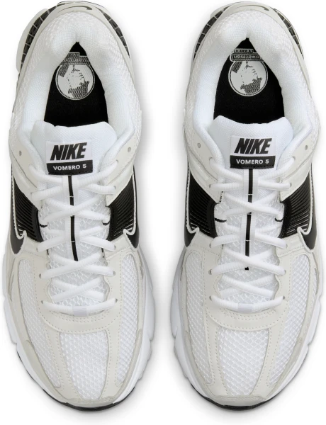 Кроссовки Nike ZOOM VOMERO 5 бело-кремово-черные FB9149-101