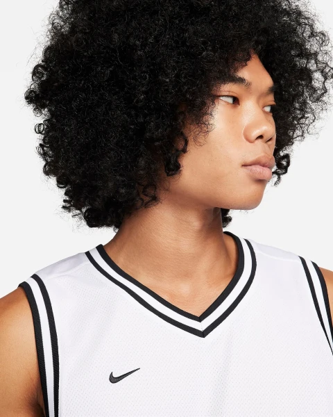 Майка баскетбольная Nike DNA DRI-FIT JERSEY белая FQ3707-100