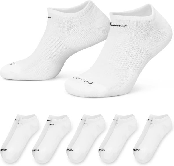 Шкарпетки Nike EVERYDAY PLUS CUSHIONED TRAINING NO-SHOW SOCKS білі (6 пар) SX6898-100