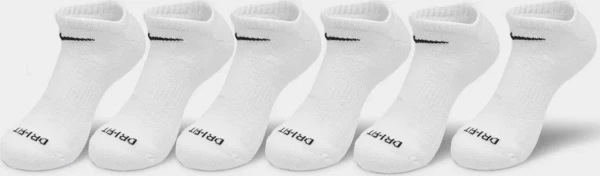 Шкарпетки Nike EVERYDAY PLUS CUSHIONED TRAINING NO-SHOW SOCKS білі (6 пар) SX6898-100