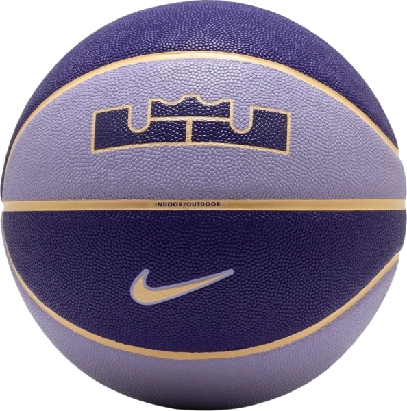 Баскетбольный мяч Nike ALL COURT 2.0 8P L JAMES DEFLATED фиолетово-сиреневый Размер 7 N.100.4368.509.07