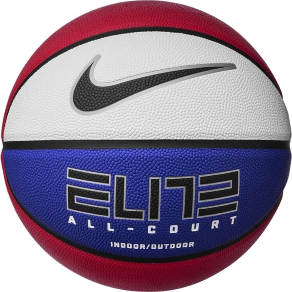 Баскетбольний м'яч Nike ELITE ALL COURT 8P 2.0 DEFLATED синьо-червоно-білий Розмір 7 N.100.4088.619.07