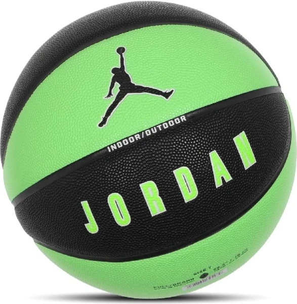 Баскетбольний м'яч Nike JORDAN ULTIMATE 2.0 8P DEFLATED зелено-чорний Розмір 7 J.100.8254.019.07