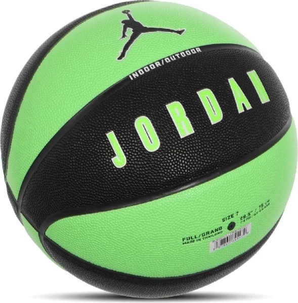 Баскетбольний м'яч Nike JORDAN ULTIMATE 2.0 8P DEFLATED зелено-чорний Розмір 7 J.100.8254.019.07