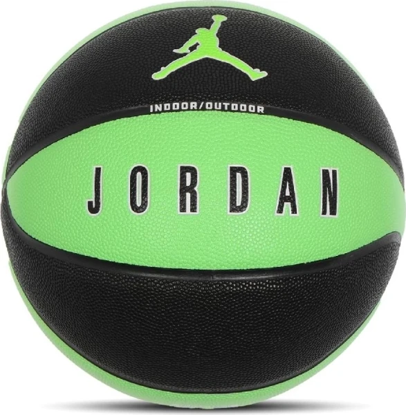 Баскетбольний м'яч Nike JORDAN ULTIMATE 2.0 8P DEFLATED зелено-чорний Розмір 7 J.100.8254.019.07