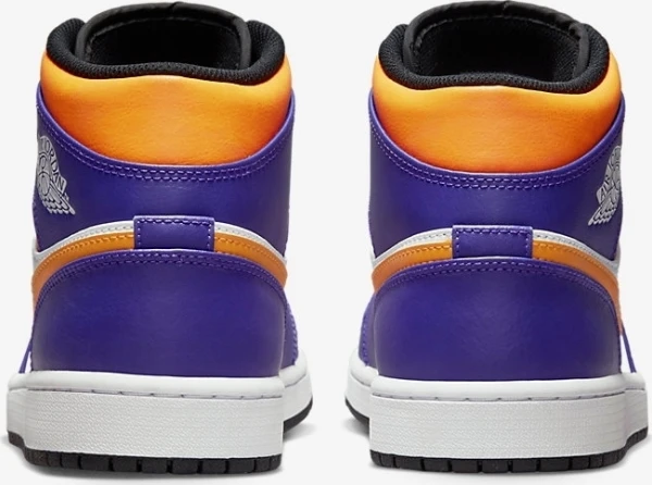 Кросівки Nike AIR JORDAN 1 MID фіолетово-оранжево-білі DQ8426-517