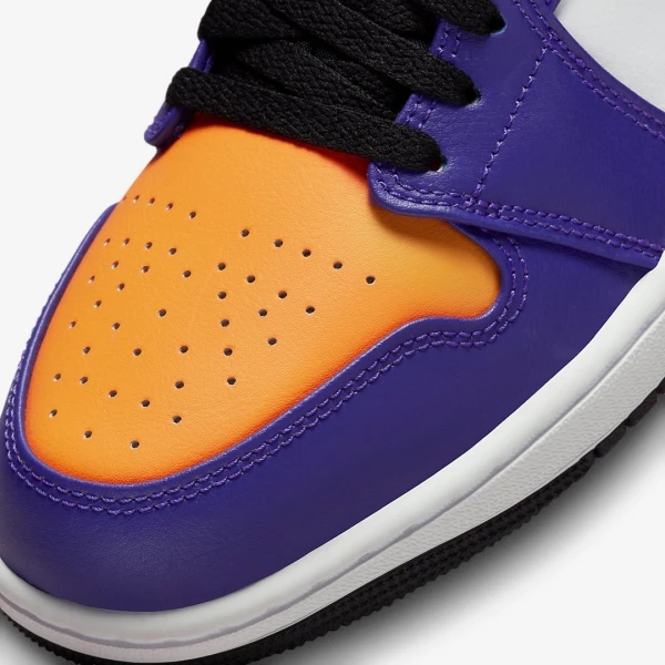 Кросівки Nike AIR JORDAN 1 MID фіолетово-оранжево-білі DQ8426-517