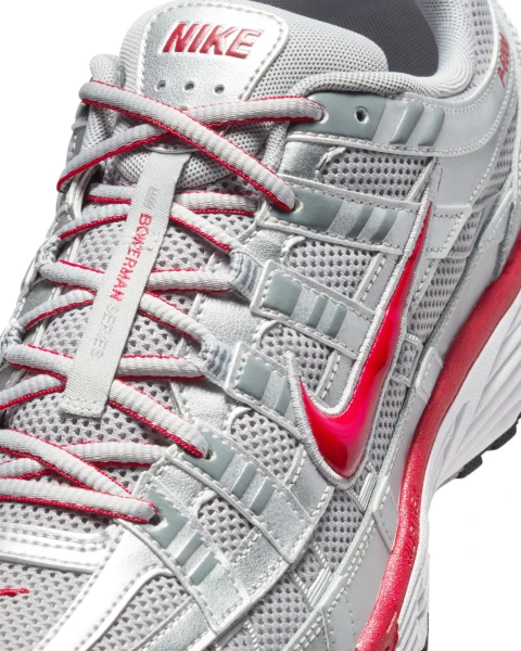 Кросівки Nike P-6000 сріблясто-червоні CD6404-024