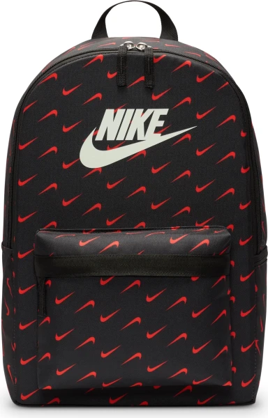 Рюкзак Nike HERITAGE BACKPACK SWOOSH DROP 25L чорно-червоний HF6995-010
