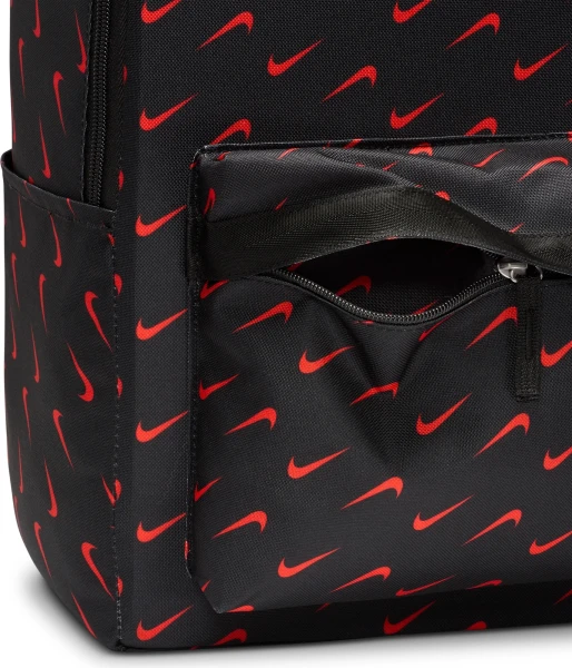 Рюкзак Nike HERITAGE BACKPACK SWOOSH DROP 25L чорно-червоний HF6995-010