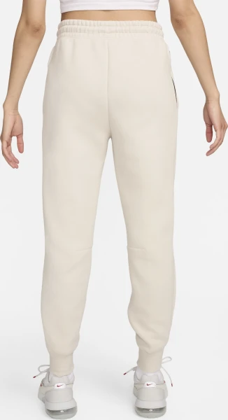 Спортивні штани жіночі Nike SPORTSWEAR TECH FLEECE MID-RISE JOGGERS бежеві HJ5479-104