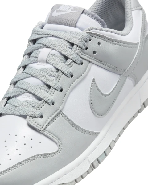 Кроссовки Nike DUNK LOW RETRO серо-белые HF5441-105