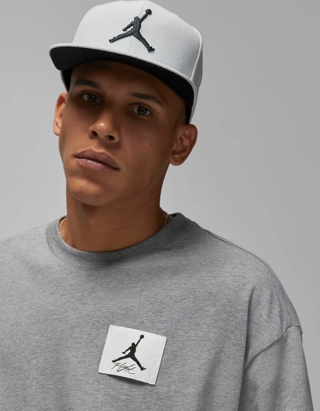 Футболка Nike JORDAN FLIGHT ESSENTIALS OVERSIZED сіра DZ7313-091