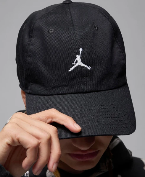 Кепка Nike JORDAN CLUB UNSTRUCTURED CURVED-BILL чорна HQ1963-010