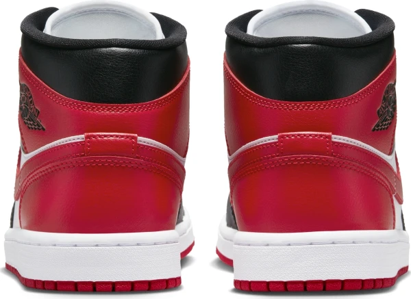 Кроссовки женские Nike AIR JORDAN 1 MID красно-бело-черные BQ6472-079