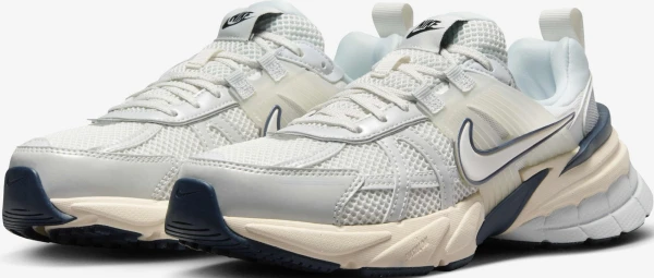 Кроссовки женские Nike V2K RUN светло-серо-персиково-темно-синие FD0736-004