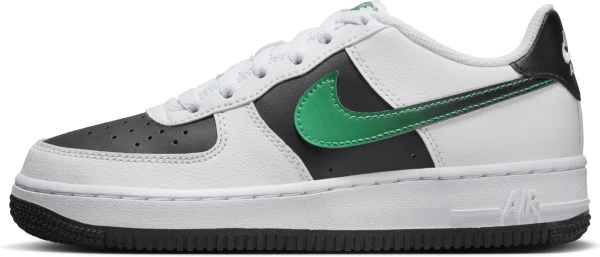 Кросівки підліткові Nike AIR FORCE 1 LV8 2 біло-чорно-зелені FZ4353-100
