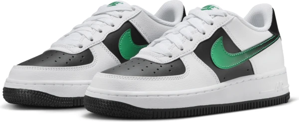 Кросівки підліткові Nike AIR FORCE 1 LV8 2 біло-чорно-зелені FZ4353-100