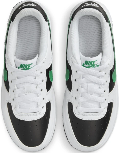 Кросівки підліткові Nike AIR FORCE 1 LV8 2 біло-чорно-зелені FZ4353-100