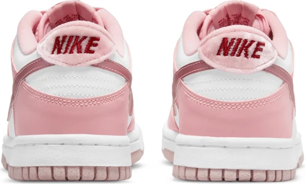 Кроссовки подростковые Nike DUNK LOW (GS) светло-розово-белые DO6485-600