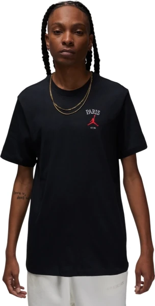 Футболка Nike JORDAN PARIS CITY LBR SS CREW черная HF1440-010