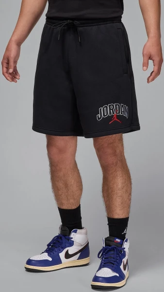 Шорты Nike JORDAN BROOKLYN FLEECE GRAPHIC SHORTS черные IB7910-010