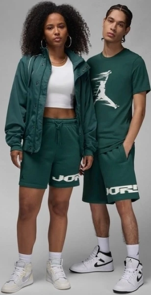 Шорти Nike JORDAN MVP FLEECE SHORTS темно-зелені FV7231-366